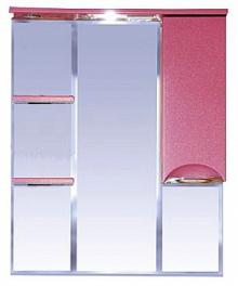 Зеркальный шкаф Жасмин 85 R розовый Misty