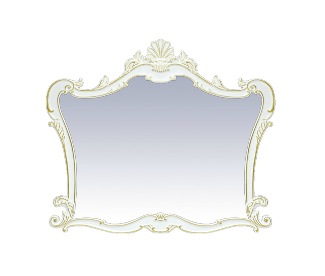 Зеркало Bianco 80 бежевое сусальное золото Л-Бья02080-381 Misty